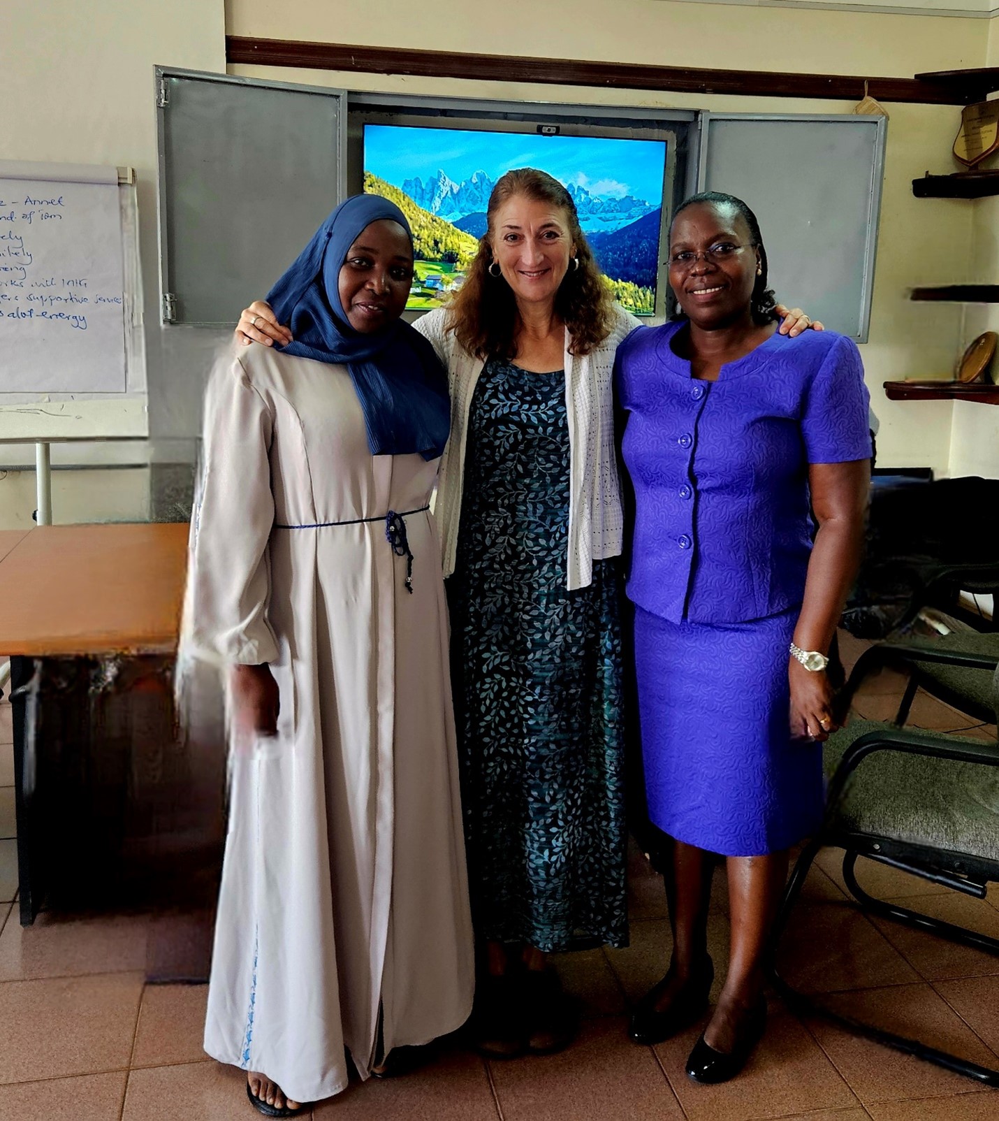 Hanifah Nantongo, Mary Sebert, and Annet Kembabazi served as instructors for the Nursing Leadership training conducted for nurse leaders at Mbarara Regional Referral Hospital in October 2024